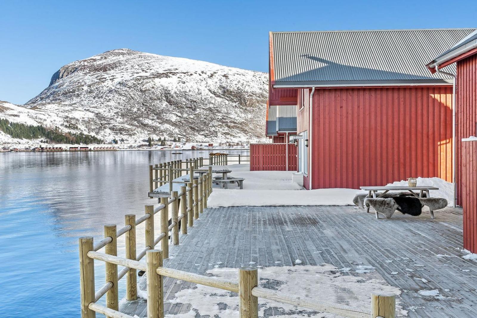 Nappstraumen Seafront Cabin, Lilleeid 68 Gravdal  Luaran gambar