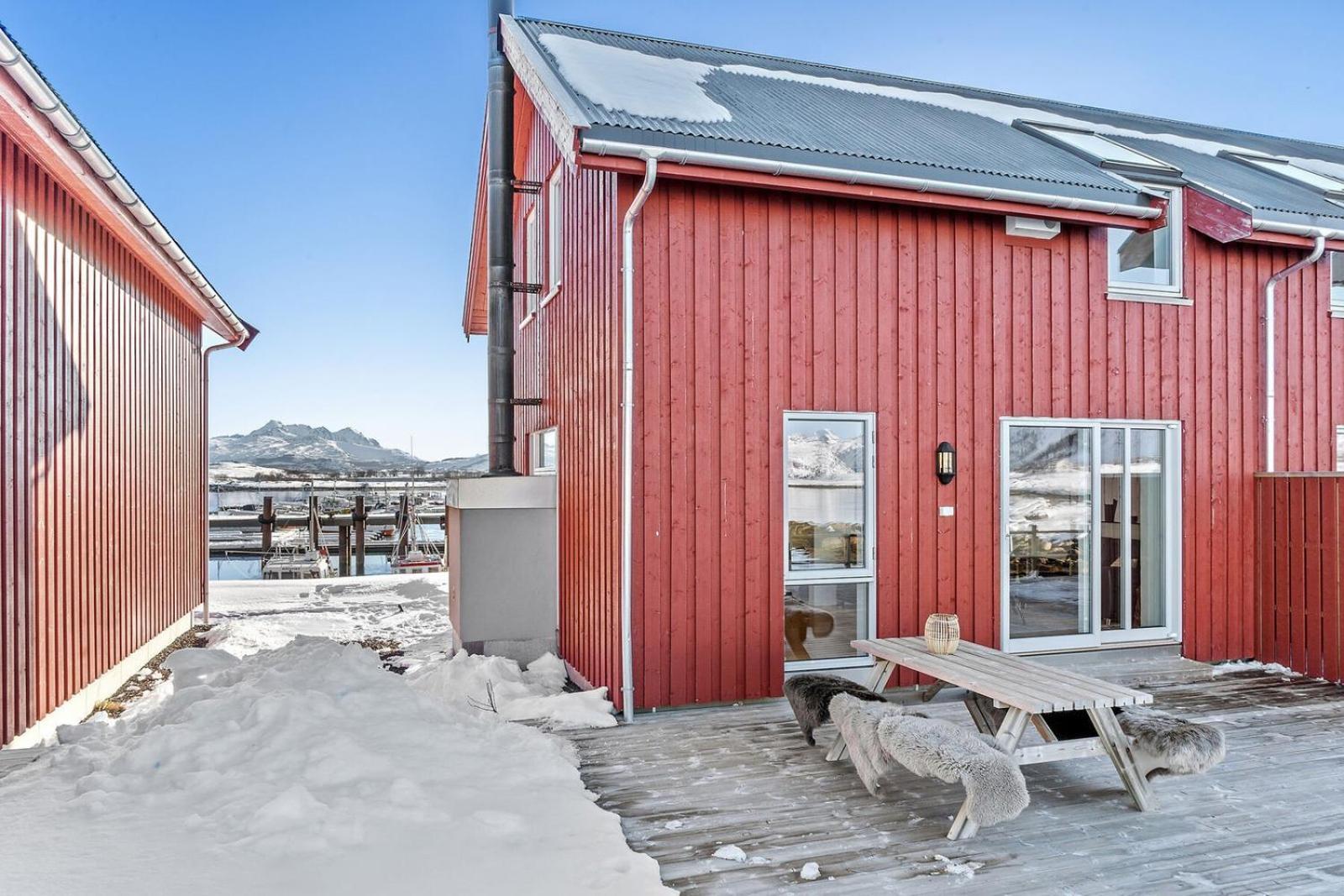 Nappstraumen Seafront Cabin, Lilleeid 68 Gravdal  Luaran gambar