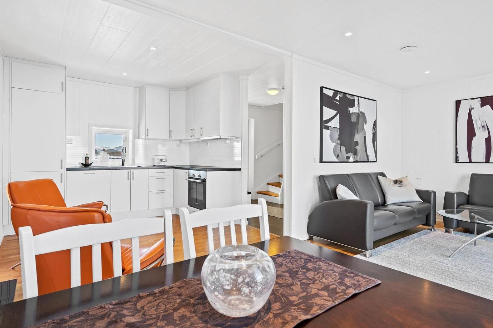 Nappstraumen Seafront Cabin, Lilleeid 68 Gravdal  Luaran gambar
