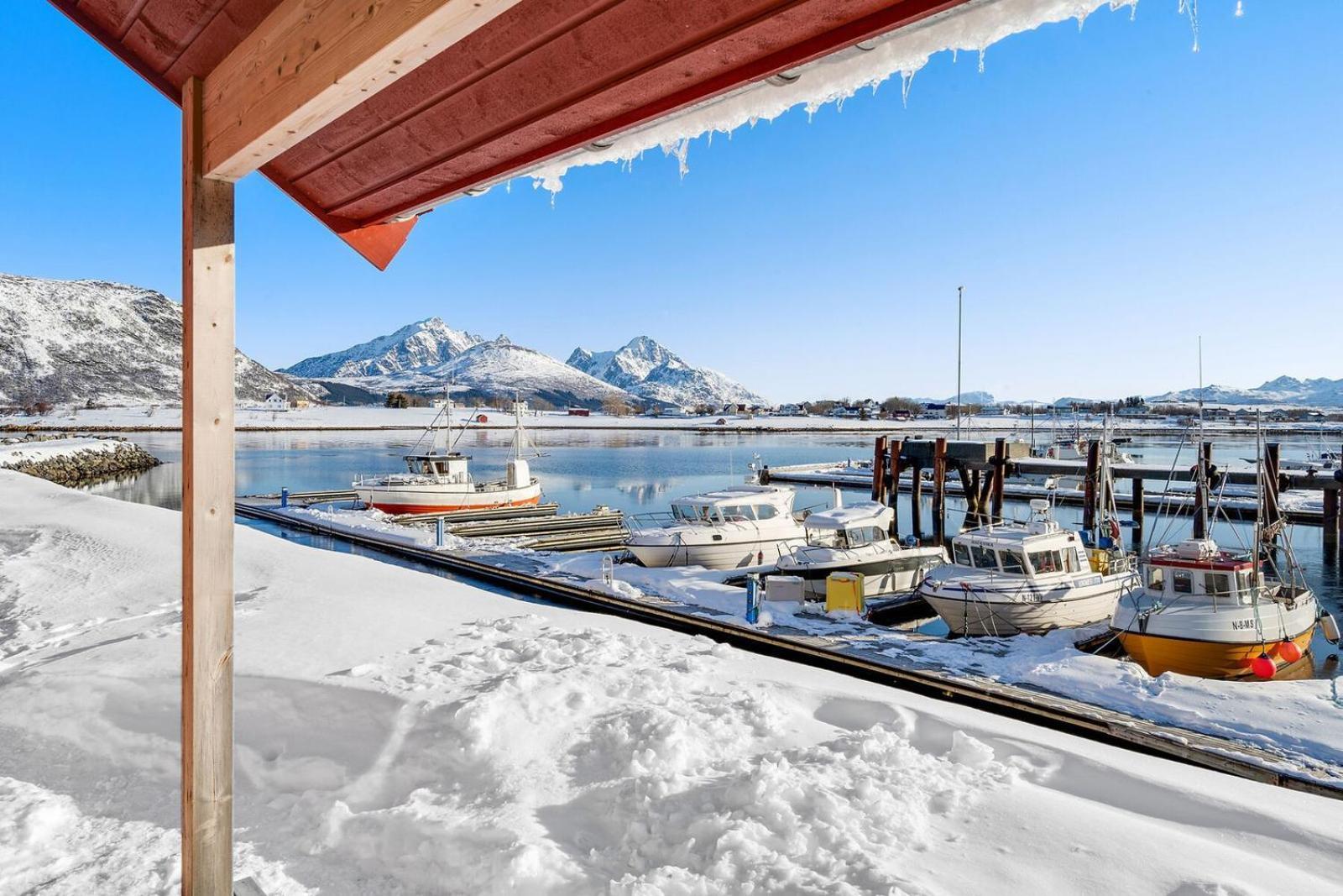 Nappstraumen Seafront Cabin, Lilleeid 68 Gravdal  Luaran gambar