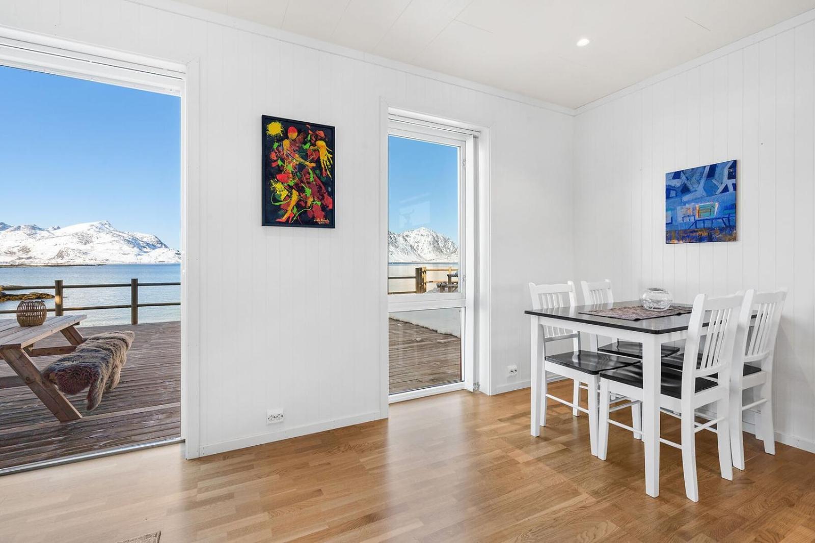 Nappstraumen Seafront Cabin, Lilleeid 68 Gravdal  Luaran gambar